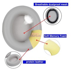2x Replacement Ear Pads Cushion For Beats Studio Pro Wireless Headphones Earpads