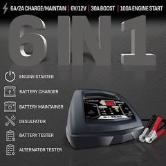 Schumacher Battery Charger Engine Starter 6-in-1 Electric Fully Automatic SC1308