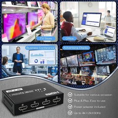 HDMI Splitter 1 in 4 Out, 4Kx2K @30Hz HDMI 1×4