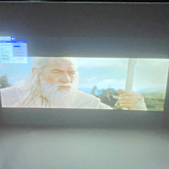 Mitsubishi Projector HC5000 Electric LCD Home Theater ~ Black ~ Used ~ Very Good