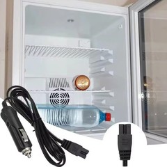2m DC 12V 2 Pin Lead Cable Plug Wire For Car Cooler Cool Box Mini Fridge New