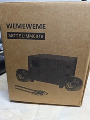Wemeweme Computer Speakers, PC Speakers Subwoofer Desktop Laptop Monitor Gaming