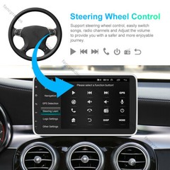 10.1″ Vertical Screen Rotation Android 11 2din Car Radio Stereo Player Navi GPS