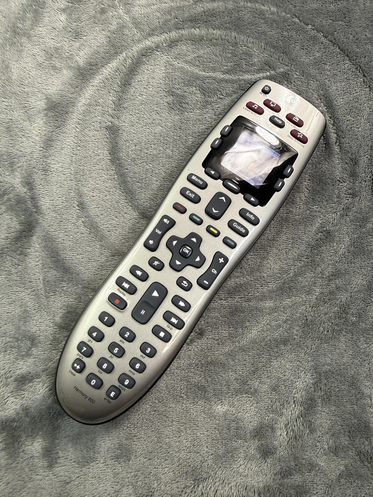 Logitech Harmony 650 Universal Remote Control Silver Wireless Replacement Unit