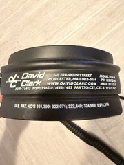 Used David Clark H10-26 Noise Reduction Aviation Headset Boom Mic U-174/U