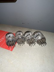 Lot of 4 GE Five Star 5670 2C51 Vacuum Tubes Vintage USA Audio Untested