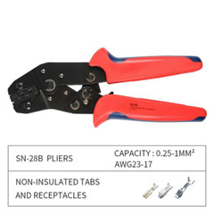 900Pcs Spade Terminal Wire Crimp Connectors Set Kit SN-48B Crimping Tool Piler
