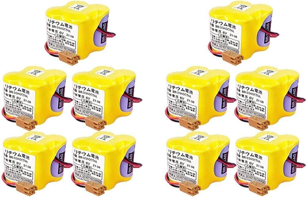 US STOCK!!10X A98l-0031-0025 Battery/BR-2/3AGCT4A 6V Battery 4400mAh for FANUC C