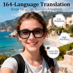 AI Smart Glasses: Real-Time Translation & Voice Assistant for Active Lifestyles