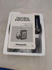 Panasonic RQ-V155 Stereo Radio Cassette Player XBS Extra Bass System W Headphone