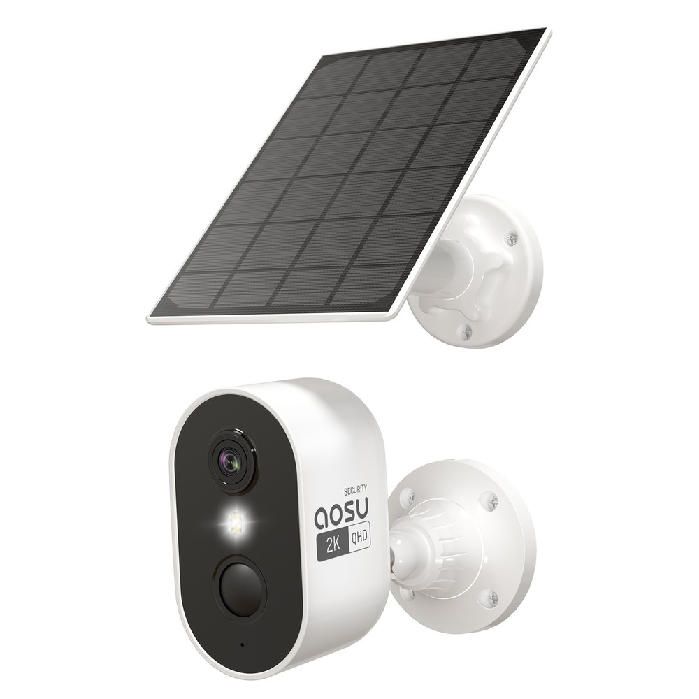 Aosu 3MP Solar Camera Outdoor Wireless WiFi Camera for Home Surveillance