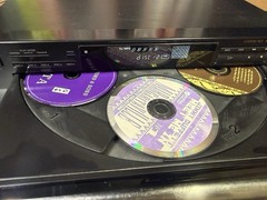 SONY CDP-C445 CD Player 5-Disc Carousel Changer No Remote, Tested & Working