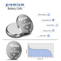 10-500X lot CR1616 5021LC 3V Button Cell Battery for Toy, LED, Tea Light
