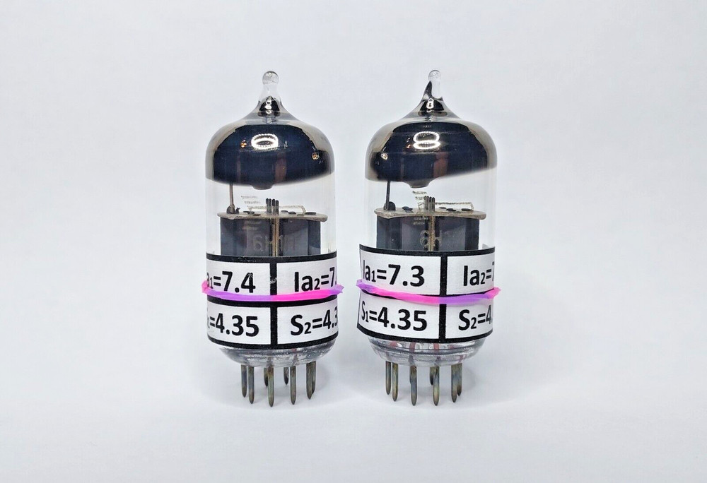 US Stock! 6N1P 6N1 MATCHED PAIR (2pcs) TUBES / VALVES NEW NOS