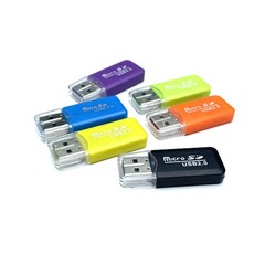 Mini USB 2.0 Micro SD TF Card Reader Adapter Plug For Laptop Phone Tablet