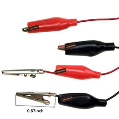 9V Battery Snap with Alligator Clips, 20Pcs 9 Volts Battery Clip to Dual Alli…