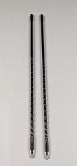 New 2ft CB Antenna Kit with Cable and Mount(s) – Black – MADE IN U.S.A.