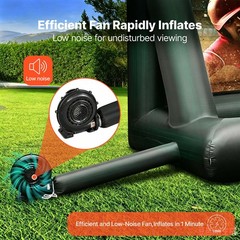 VEVOR Inflatable Movie Screen Inflatable Projector Screen 24 FT Outdoor Theater