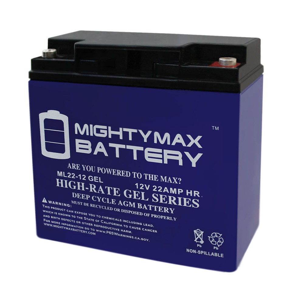 Mighty Max 12V 22AH GEL Battery Replaces Audio 2000s All-in-One Sound System