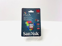 SanDisk Pixtor High Performance SDHC Memory Card 16gb Class 10 Rating FREE SHIP