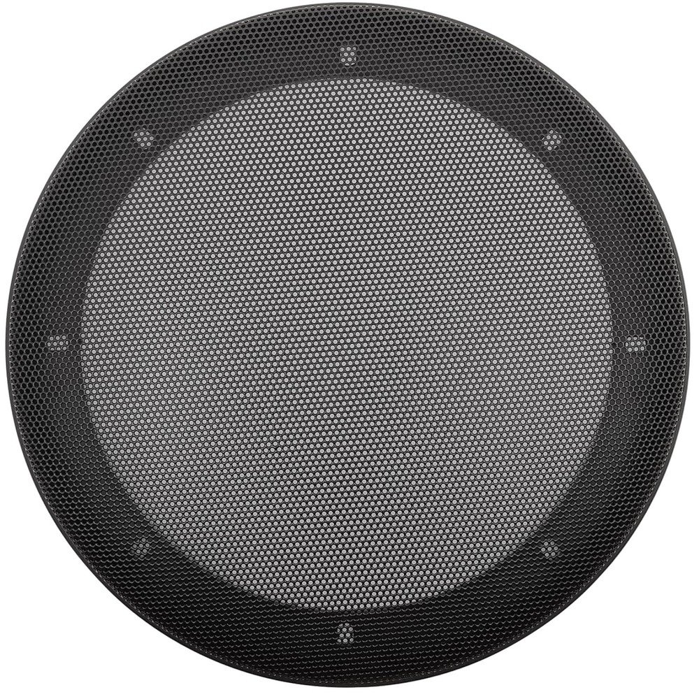 ABS Plastic Frame Metal Mesh Grill Covers – 8″ Black 2Pcs