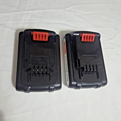 Battery Lot of 7 Open Box 20v 15v 3.5Ah 1.3Ah Rechargeable Lithium Cordless Pack