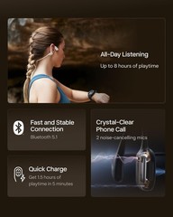 OpenRun Pro-Bone Conduction Headphones, Open-Ear Bluetooth Wireless Sport Hea…