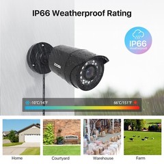 ZOSI HD 1080p 4in1 Outdoor CCTV Bullet Security Surveillance Camera Wide Angle
