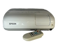 Epson EX30 Multimedia LCD Projector 63 Lamp Hours Tested Remote Carry Case