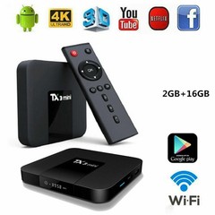 TX 3 – 4K Box- 2G/16Gb with Several apps Live Tv,Sports;Movies,Kid’s Show’s.