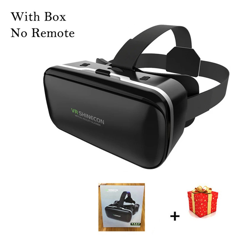 Shinecon VR Glasses 3D Virtual Reality Headset Devices Viar Helmet Goggle Lenses
