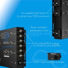 AudioControl LC5i PRO 5-Channel Line Output Converter/Line Driver w/ACR-1 Remote