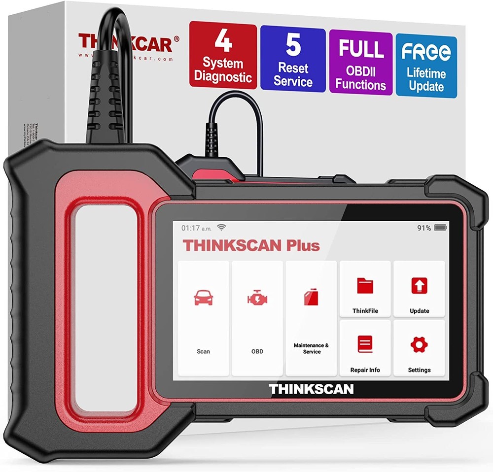 Thankscan Plus S6 OBD2 Scanner ABS SRS Engine Code Reader Diagnostic Scan Tool