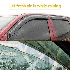 Window Visors Rain Guards for 2007 2007-2013 Silverado/Sierra 1500 Regular Cab