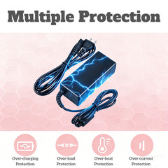 54.6V AC Adapter Battery Charger For E-Glide S/T Power Cord