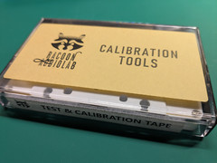 5-in-1 High bias Calibration cassette tape: L/R+400Hz+1kHz+3kHz+12.5kHz. Maxell+