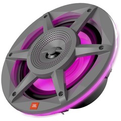 JBL 6.5″ 300 Watt Max Power 2-Way Marine RGB illumination Gray Speakers (Pair)