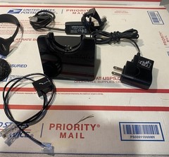 Plantronics CS510 Working Headset WH300 With Base C052 And Cords – Black Check
