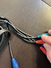 6FT COMPONENT VIDEO CABLE 3 RCA RED GREEN BLUE RGB COAXIAL for HDTV DVD VCR COAX
