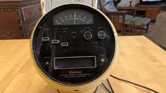 Vintage Weltron 2001 Spaceball AM/FM Radio Yellow 8 Track