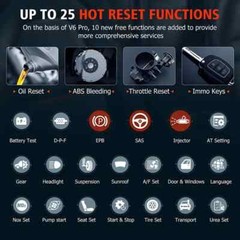 ANCEL V6 PRO OBD2 Automotive Scanner IMMO All System Scan Car Diagnostic Tool