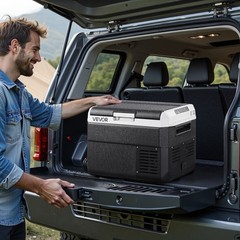 VEVOR 12V Car Refrigerator Portable Freezer 26.4QT Electric Cooler for Camping