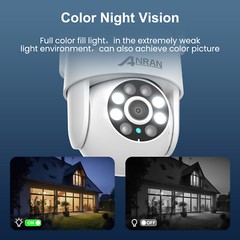 ANRAN 8CH NVR 5MP Wifi Outdoor Security Camera System Wireless 2TB Night Vision