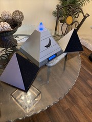 Rare Vintage Radioshack Nova Pyramid Cd/Stereo/Casette Mini HiFi See Description