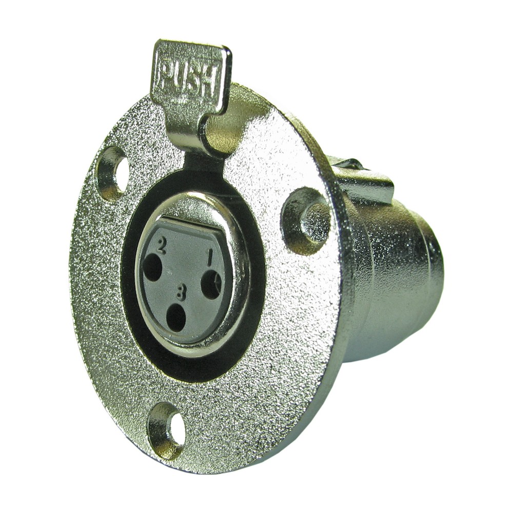 3pin female XLR BOX SURFACE PANEL MOUNT JACK PLUG microphone mic cable CONNECTOR