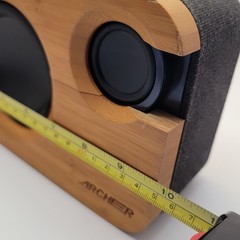 Archeer A320 Bluetooth Speaker Bamboo Wood 2.1 Channel Subwoofer Home Audio