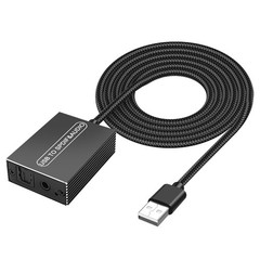 USB 2.0 to Optical SPDIF Toslink Extractor Converter & 3.5mm Jack Audio Adapter