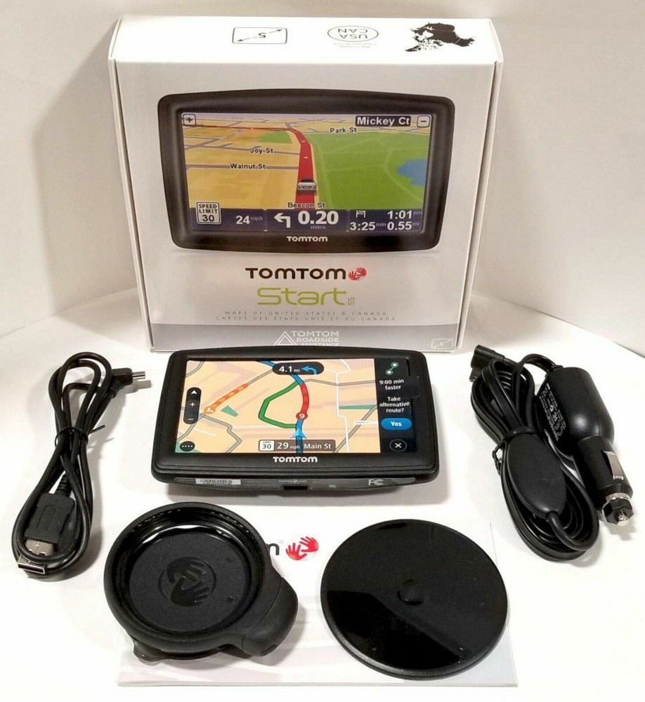 TomTom Start 55T Portable 5″ GPS Set USA & Canada Maps + Lifetime Traffic 55