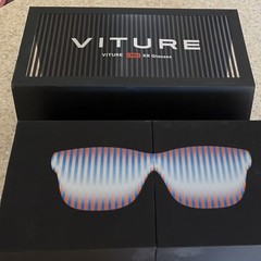 Viture Pro XR Glasses USB-C Connectivity with Case and Accessories