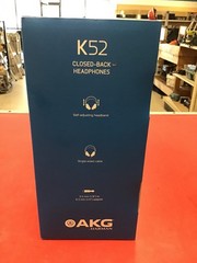 AKG K52 Headphones Closed Back Recording Studio Headphones **NIB**